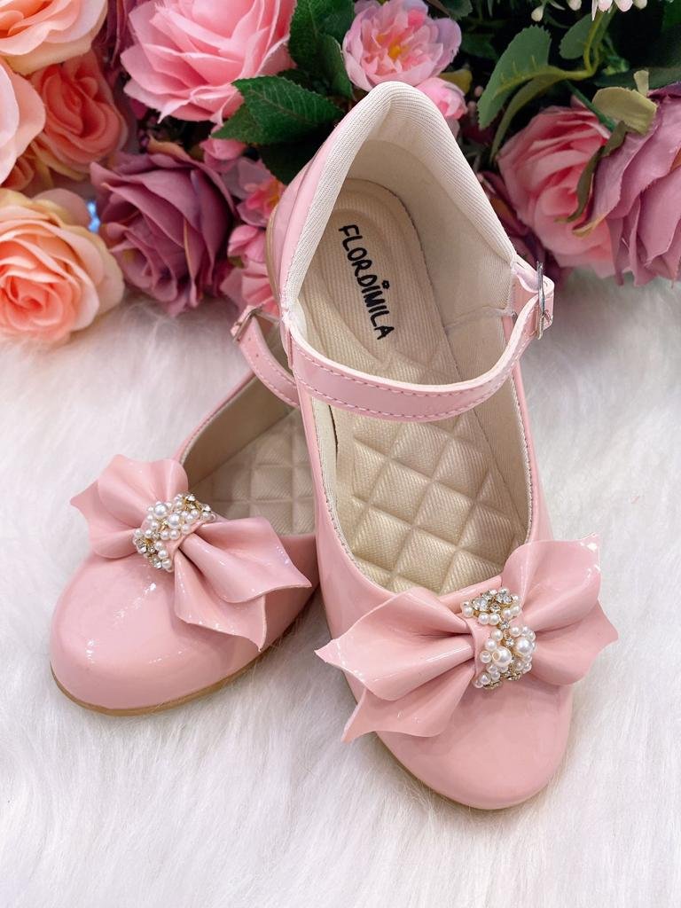 Sapatilha Flor Di Mila Rosa Jade