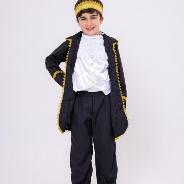 Fantasia Princesa Belli Principe Conde William Preto