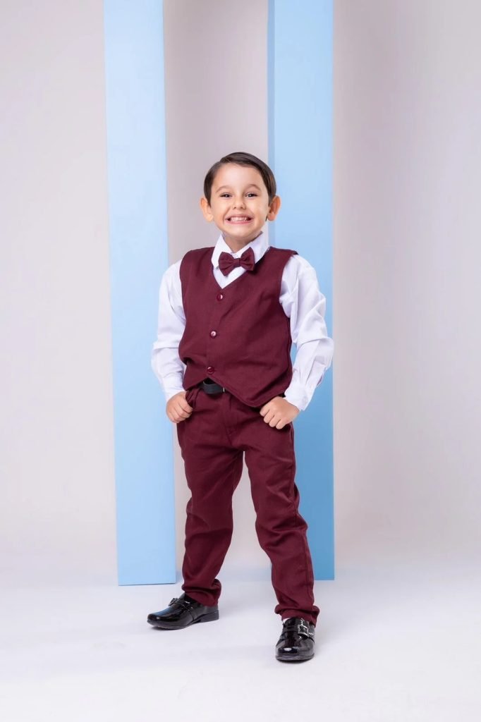 Conjunto Miss Cherry Social Colete Marsala