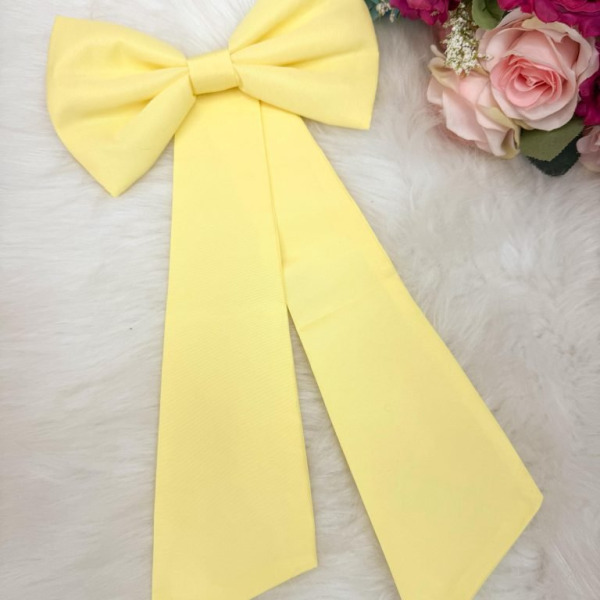 Laço Opcional / Faixa Do Vestido Selena Amarelo
