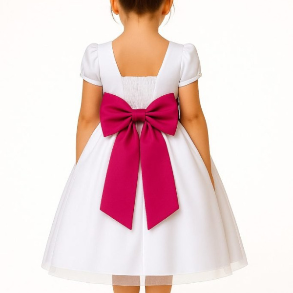 Laço Opcional / Faixa Do Vestido Selena Pink
