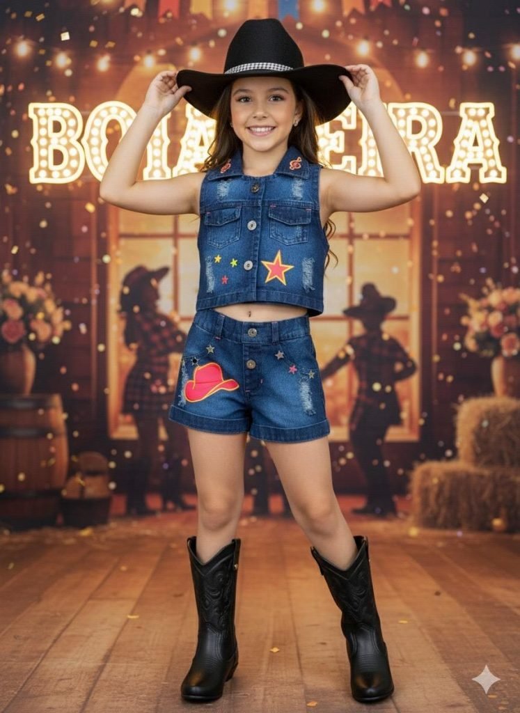 Conjunto Blogueirinha Boiadeira