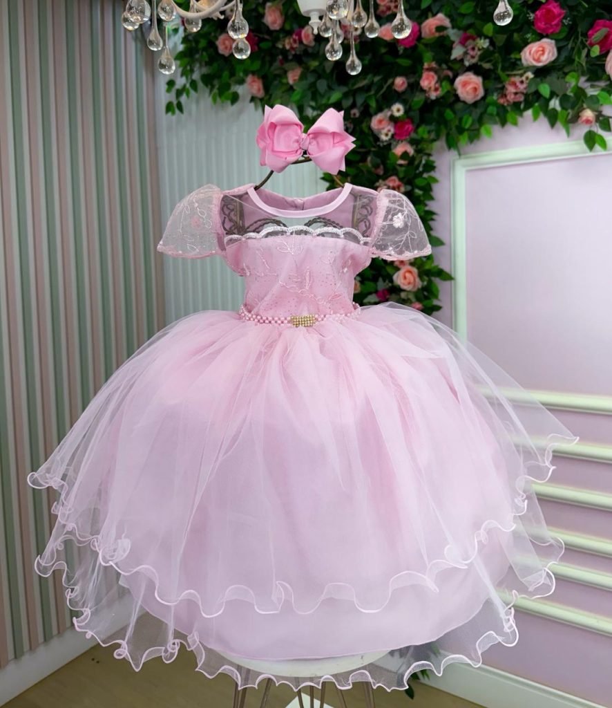 Vestido Bella Child Layla Rosa Bebe