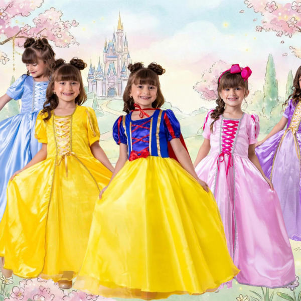 Fantasia Princesa Belli Princesas + Saiote