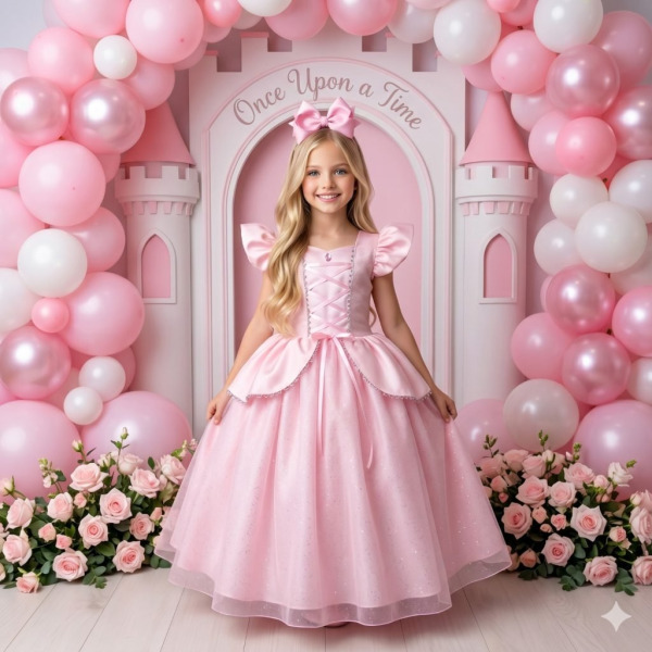 Fantasia/ Vestido Mini Miss Longo A Bela Adormecida – Aurora