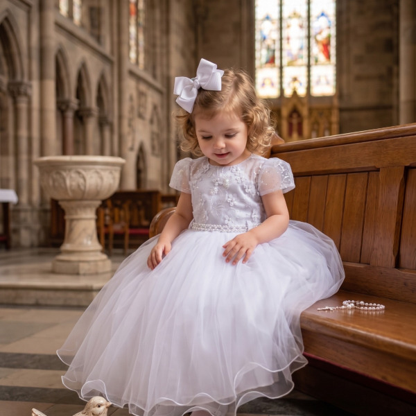 Vestido Menina Bonita Jessica Branco
